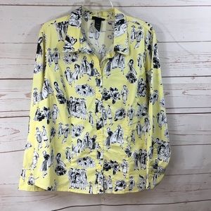 Lane Bryant People Button Down Top